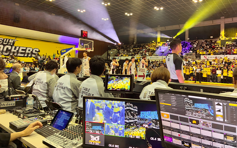 B.LEAGUEビジョン映像業務